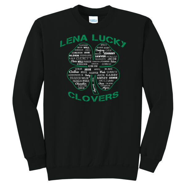 Lena Lucky Clovers 2026 - Core Fleece Crewneck Sweatshirt Thumbnail